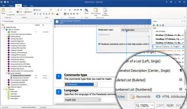 Scaling the Document for Comfortable Editing