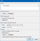 How to Setup Outline Levels in Printed Documentation