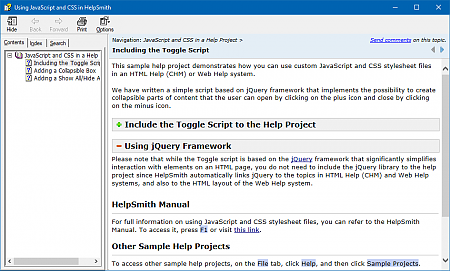 Collapsible Box Implemented with Custom Code