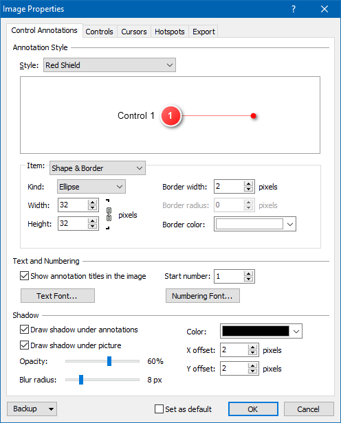 Customizing Annotation Style