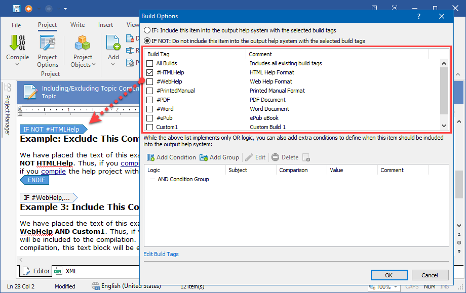 Conditional Text