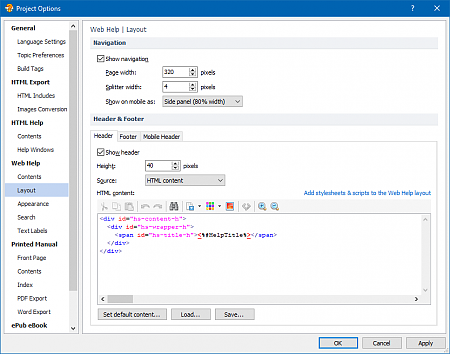 Using Variables in HTML Code